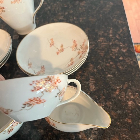 FUKAGAWA Arita Japanese Vintage Hand Painted Tea Set 21pc - Picture 4 of 9